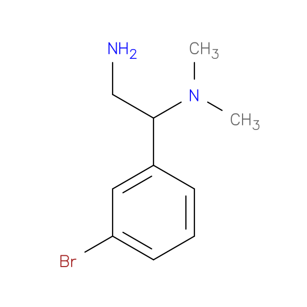 [2-Amino-1-(3-bromophenyl)ethyl]dimethylamine