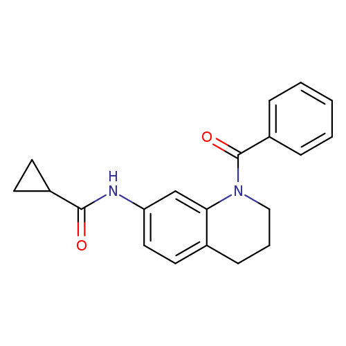 N-(1-benzoyl-1,2,3,4-tetrahydroquinolin-7-yl)cyclopropanecarboxamide