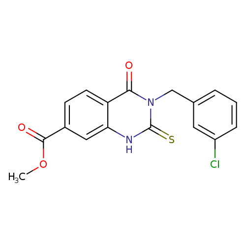 3-(3-Chloro-benzyl)-4-oxo-2-thioxo-1,2,3,4-tetrahydro-quinazoline-7-carboxylic acid methyl ester