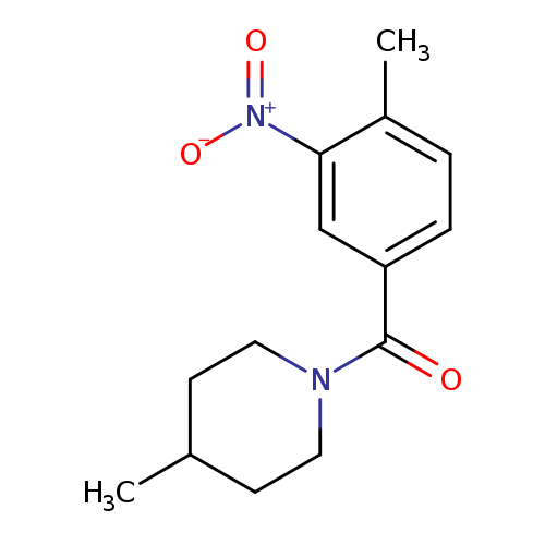 4-methyl-1-(4-methyl-3-nitrobenzoyl)piperidine