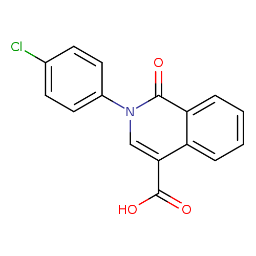 2-(4-Chlorophenyl)-1-oxo-1,2-dihydroisoquinoline-4-carboxylic acid