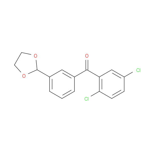2,5-Dichloro-3'-(1,3-dioxolan-2-yl)benzophenone