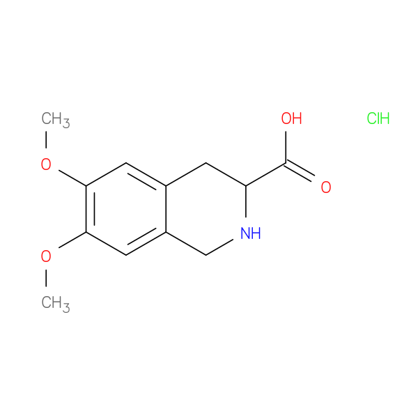 6,7-Dimethoxy-1,2,3,4-tetrahydroisoquinoline-3-carboxylic acid hydrochloride