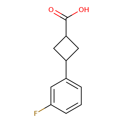 3-(3-fluorophenyl)cyclobutane-1-carboxylic acid