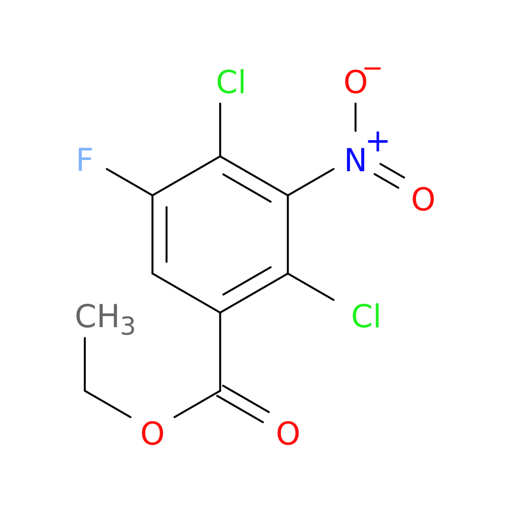 2,4-Dichloro-5-fluoro-3-nitro-benzoic acid ethyl ester