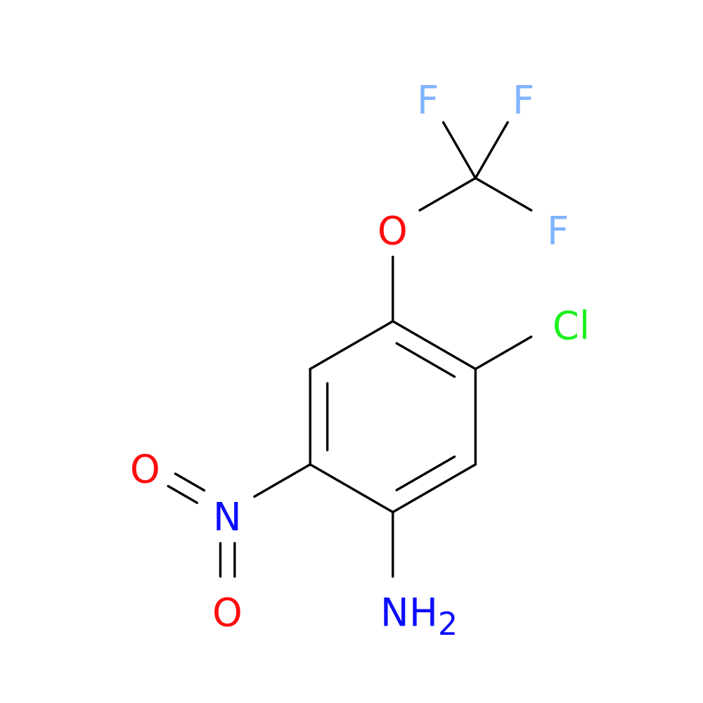 Benzenamine, 5-chloro-2-nitro-4-(trifluoromethoxy)-