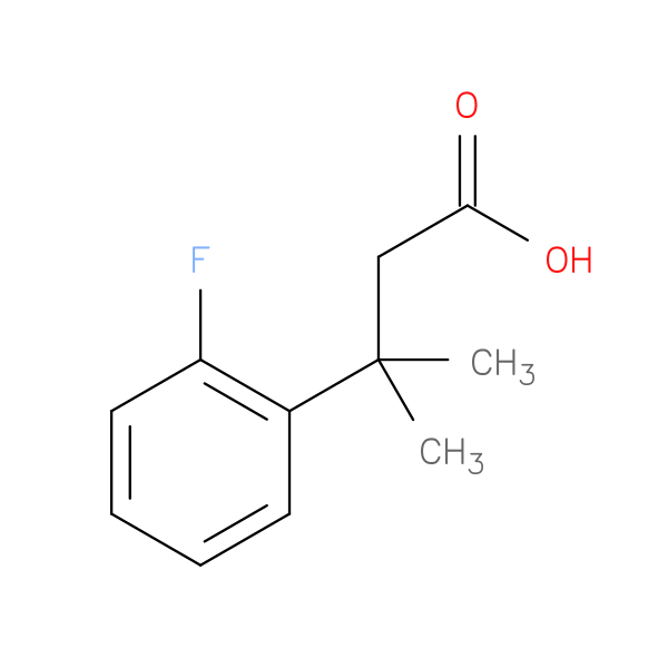 3-(2-fluorophenyl)-3-methylbutanoic acid