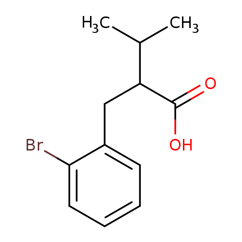 2-[(2-bromophenyl)methyl]-3-methylbutanoic acid
