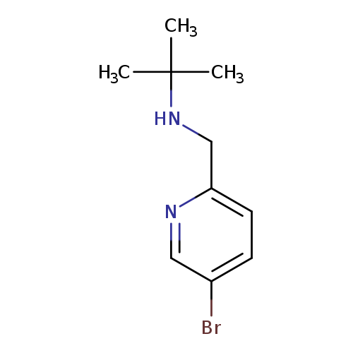N-((5-bromopyridin-2-yl)methyl)-2-methylpropan-2-amine