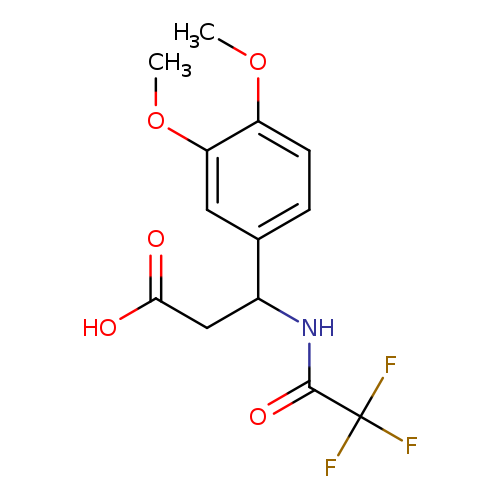 3-(3,4-dimethoxyphenyl)-3-(2,2,2-trifluoroacetamido)propanoic acid