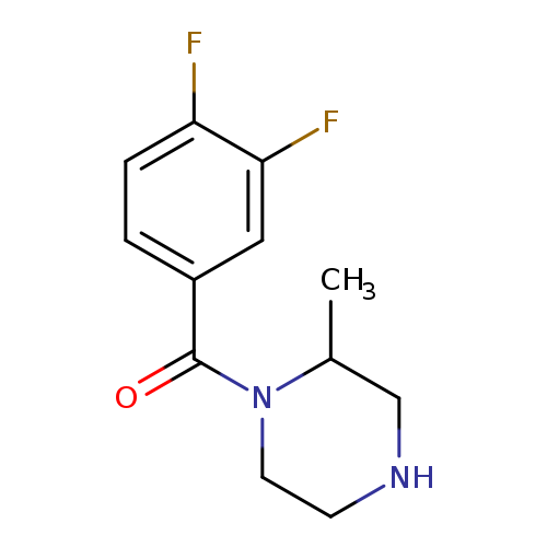 1-(3,4-difluorobenzoyl)-2-methylpiperazine