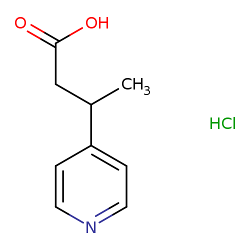 3-(pyridin-4-yl)butanoic acid hydrochloride