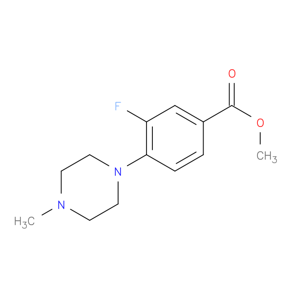 Methyl 3-fluoro-4-(4-methyl-1-piperazinyl)benzoate