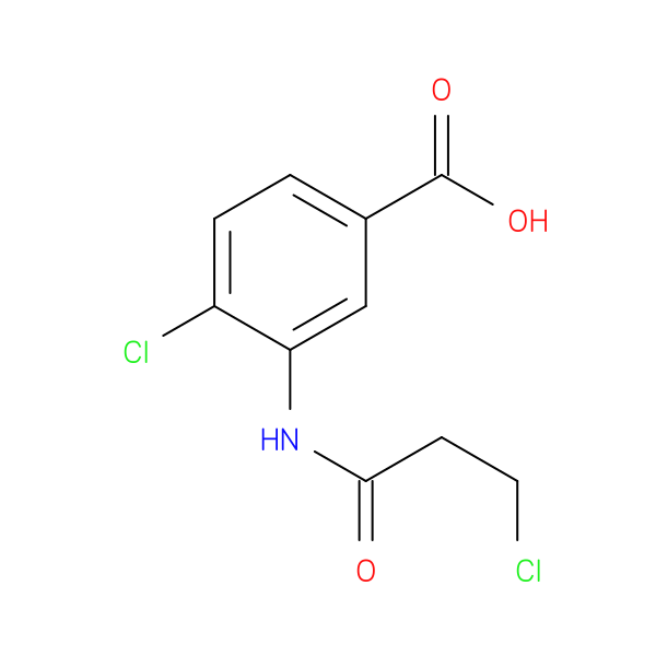 4-Chloro-3-[(3-chloropropanoyl)amino]benzoic acid