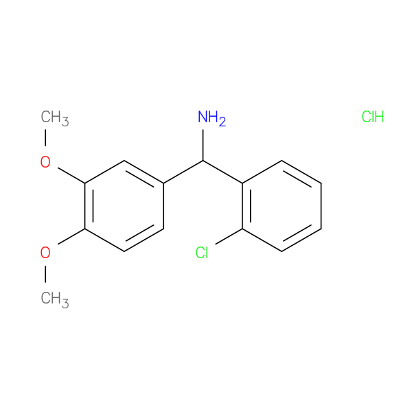 (2-chlorophenyl)(3,4-dimethoxyphenyl)methanamine hydrochloride
