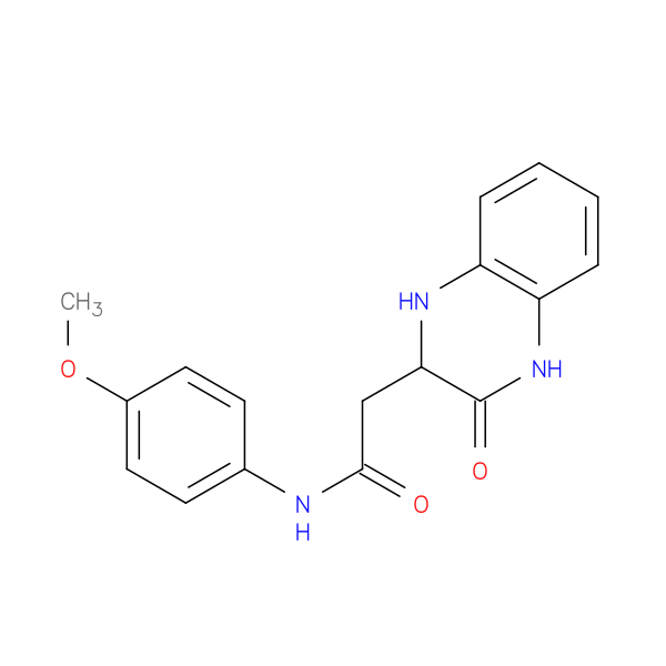 N-(4-methoxyphenyl)-2-(3-oxo-1,2,3,4-tetrahydroquinoxalin-2-yl)acetamide