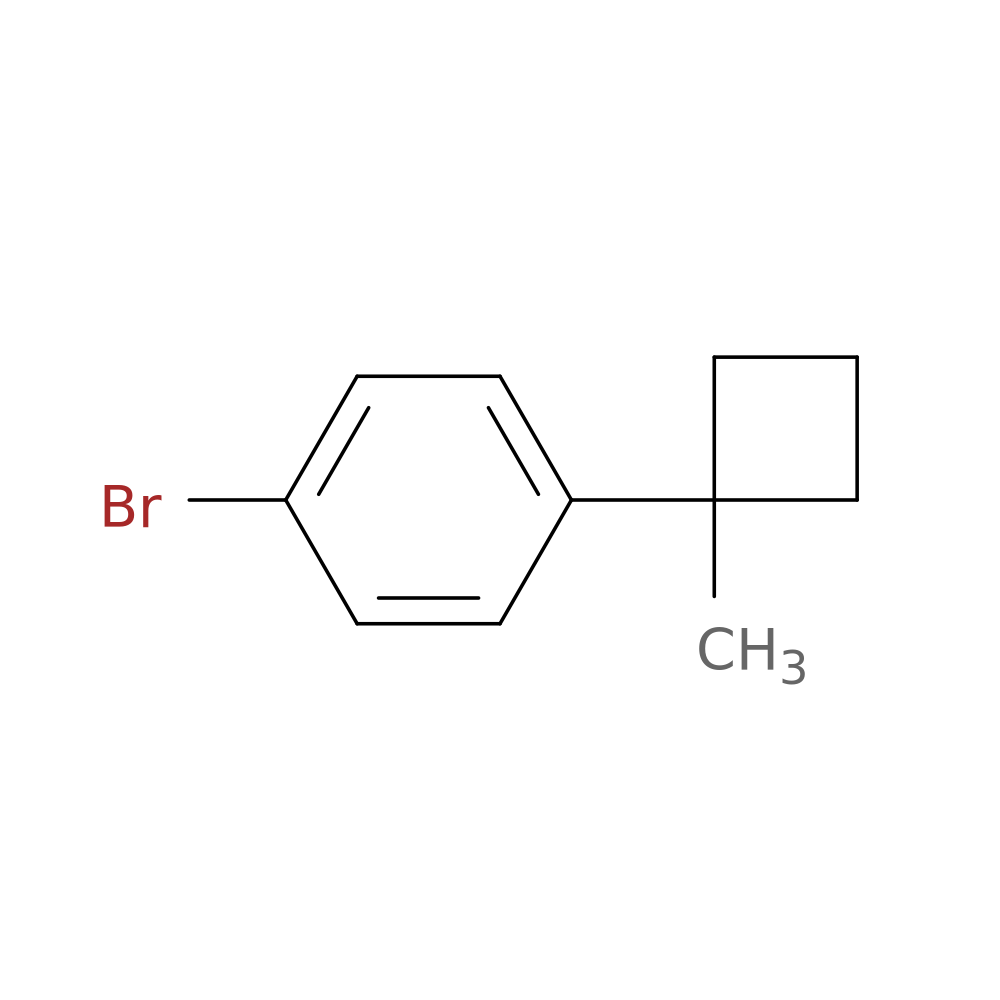 1-bromo-4-(1-methylcyclobutyl)benzene