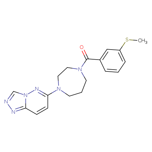 1-[3-(methylsulfanyl)benzoyl]-4-{[1,2,4]triazolo[4,3-b]pyridazin-6-yl}-1,4-diazepane