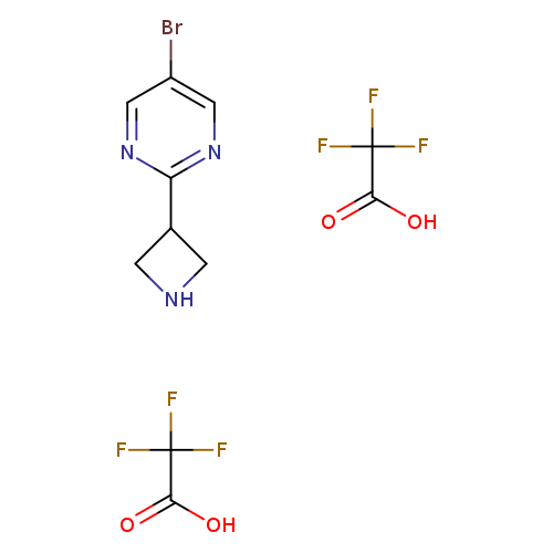 2-(azetidin-3-yl)-5-bromopyrimidine bis(trifluoroacetic acid)