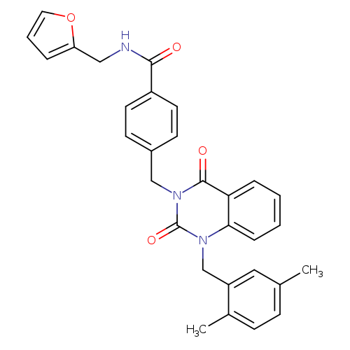 4-({1-[(2,5-dimethylphenyl)methyl]-2,4-dioxo-1,2,3,4-tetrahydroquinazolin-3-yl}methyl)-N-[(furan-2-yl)methyl]benzamide