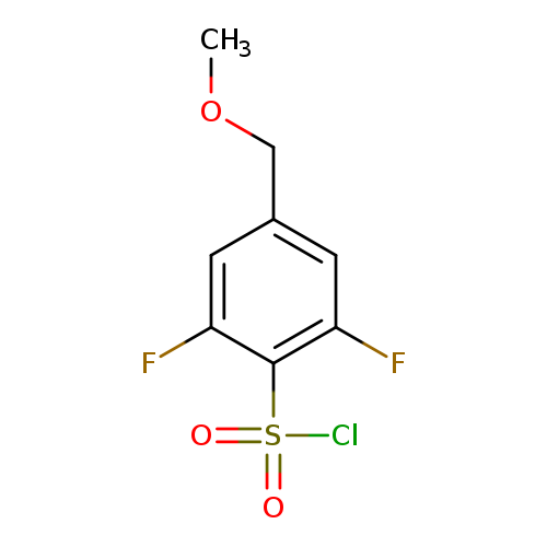 2,6-difluoro-4-(methoxymethyl)benzene-1-sulfonylchloride