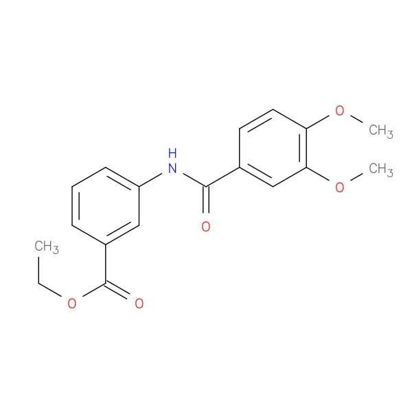 ethyl 3-[(3,4-dimethoxybenzoyl)amino]benzoate