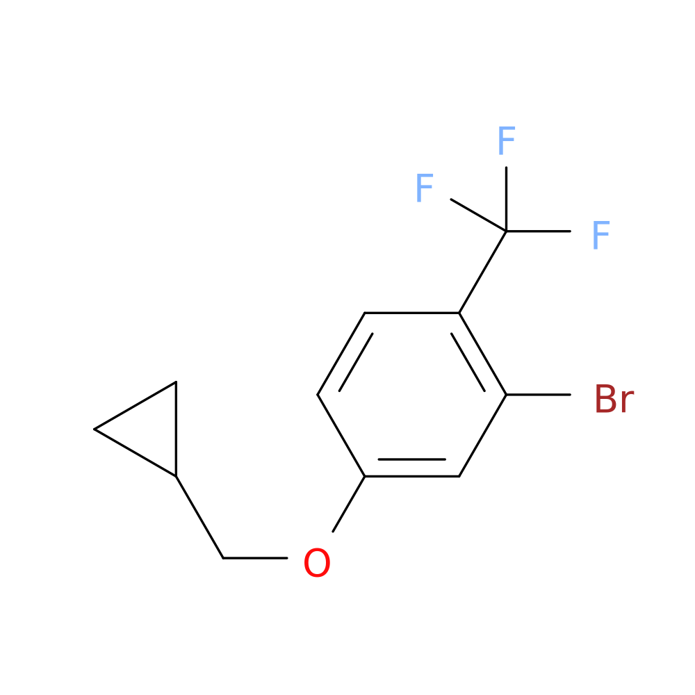 2-Bromo-4-(cyclopropylmethoxy)-1-(trifluoromethyl)benzene