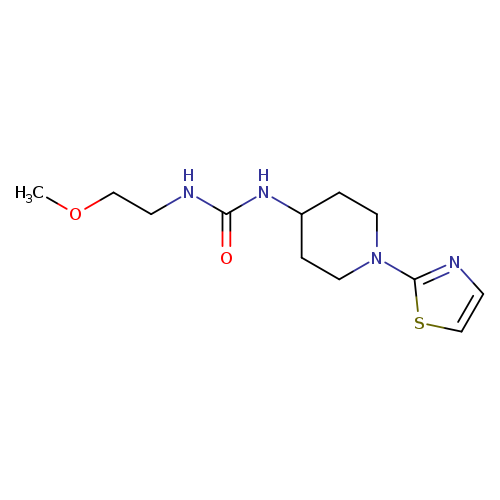3-(2-methoxyethyl)-1-[1-(1,3-thiazol-2-yl)piperidin-4-yl]urea