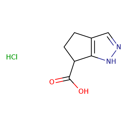 1H,4H,5H,6H-cyclopenta[c]pyrazole-6-carboxylic acid hydrochloride