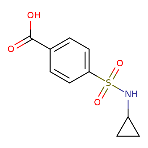 4-[(Cyclopropylamino)sulfonyl]benzoic acid