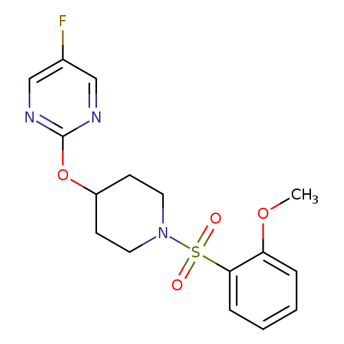 5-fluoro-2-{[1-(2-methoxybenzenesulfonyl)piperidin-4-yl]oxy}pyrimidine