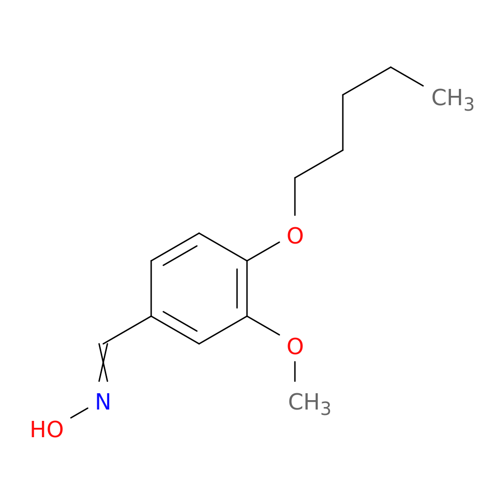 N-{[3-methoxy-4-(pentyloxy)phenyl]methylidene}hydroxylamine