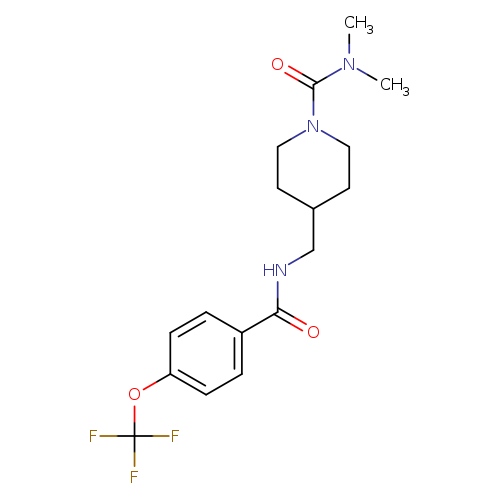 N,N-dimethyl-4-({[4-(trifluoromethoxy)phenyl]formamido}methyl)piperidine-1-carboxamide