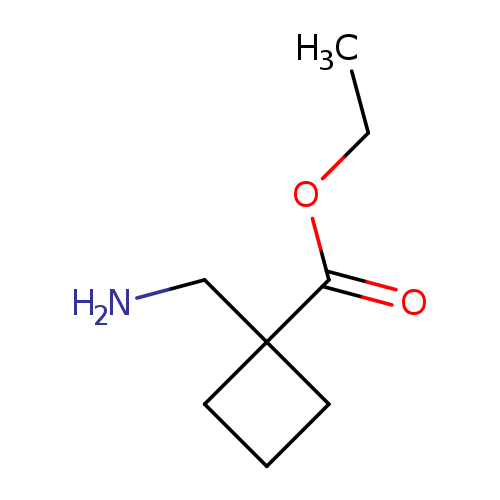 Cyclobutanecarboxylic  acid,  1-(aminomethyl)-,  ethyl  ester