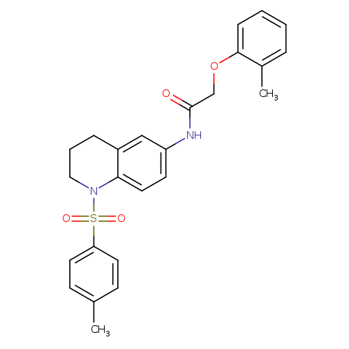 N-[1-(4-methylbenzenesulfonyl)-1,2,3,4-tetrahydroquinolin-6-yl]-2-(2-methylphenoxy)acetamide