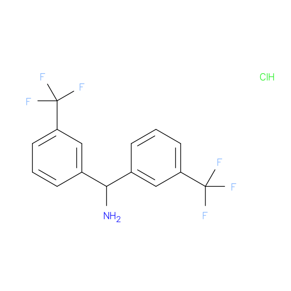 1,1-bis[3-(trifluoromethyl)phenyl]methanamine hydrochloride
