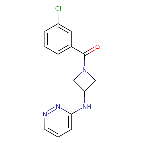 N-[1-(3-chlorobenzoyl)azetidin-3-yl]pyridazin-3-amine