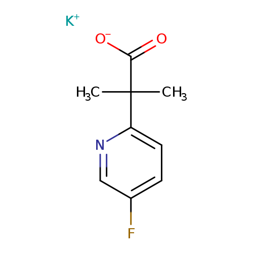 potassium 2-(5-fluoropyridin-2-yl)-2-methylpropanoate