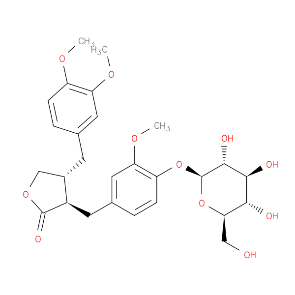 (3R,4R)-4-[(3,4-Dimethoxyphenyl)methyl]-3-[[4-(β-D-glucopyranosyloxy)-3-methoxyphenyl]methyl]dihydro-2(3H)-furanone