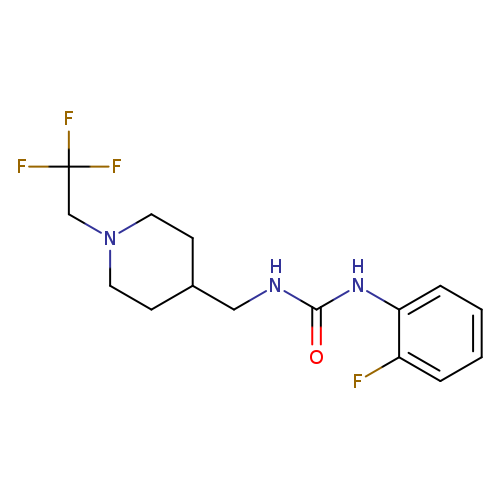 1-(2-fluorophenyl)-3-{[1-(2,2,2-trifluoroethyl)piperidin-4-yl]methyl}urea