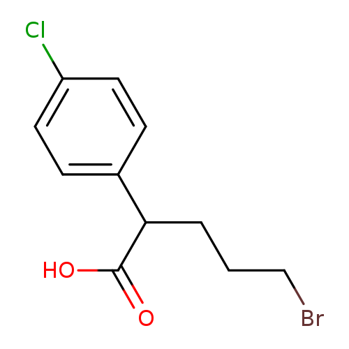 5-Bromo-2-(4-chlorophenyl)pentanoic acid