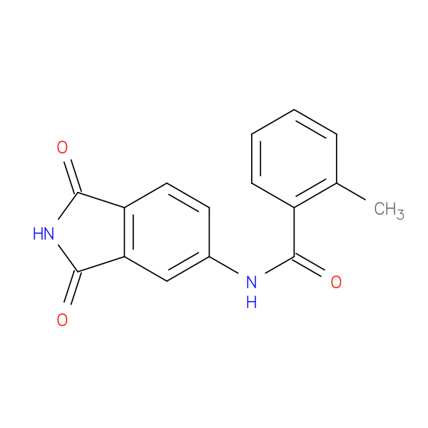 N-(1,3-dioxo-2,3-dihydro-1H-isoindol-5-yl)-2-methylbenzamide