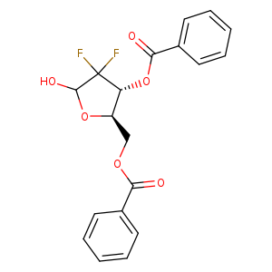 ((2R,3R)-3-(Benzoyloxy)-4,4-difluoro-5-hydroxytetrahydrofuran-2-yl)methyl benzoate