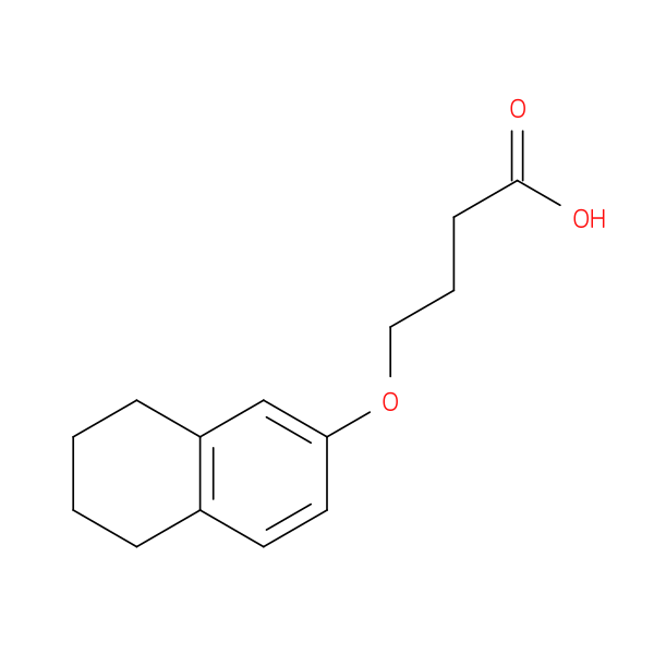 4-(5,6,7,8-Tetrahydronaphthalen-2-yloxy)butanoic acid