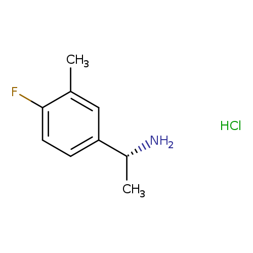 (1R)-1-(4-Fluoro-3-methylphenyl)ethylamine-hcl
