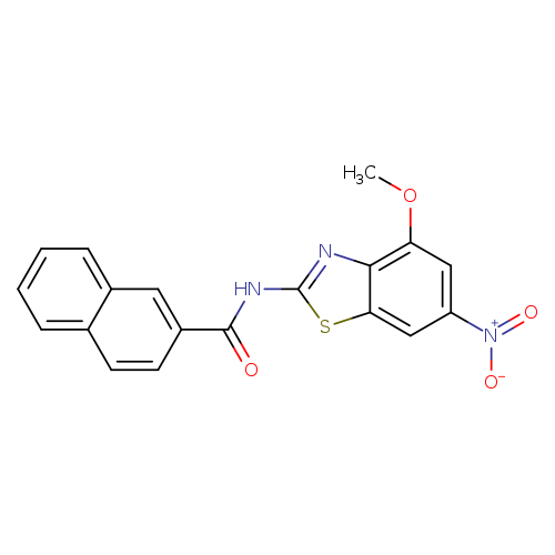 N-(4-methoxy-6-nitro-1,3-benzothiazol-2-yl)naphthalene-2-carboxamide