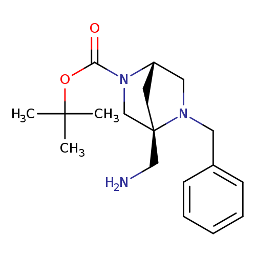 tert-butyl(1S,4R)-4-(aminomethyl)-5-benzyl-2,5-diazabicyclo[2.2.1]heptane-2-carboxylate
