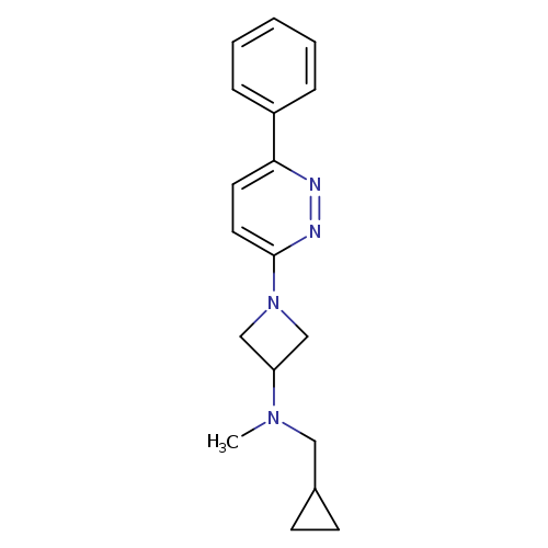 N-(cyclopropylmethyl)-N-methyl-1-(6-phenylpyridazin-3-yl)azetidin-3-amine
