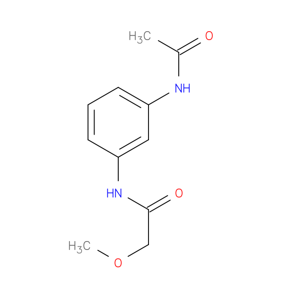 N-(3-acetamidophenyl)-2-methoxyacetamide
