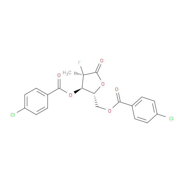 ((2R,3R,4R)-3-((4-Chlorobenzoyl)oxy)-4-fluoro-4-methyl-5-oxotetrahydrofuran-2-yl)methyl 4-chlorobenzoate